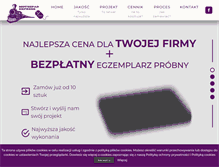 Tablet Screenshot of podkladki-pod-mysz.pl